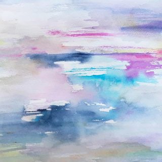 dawn watercolour painting karen shear